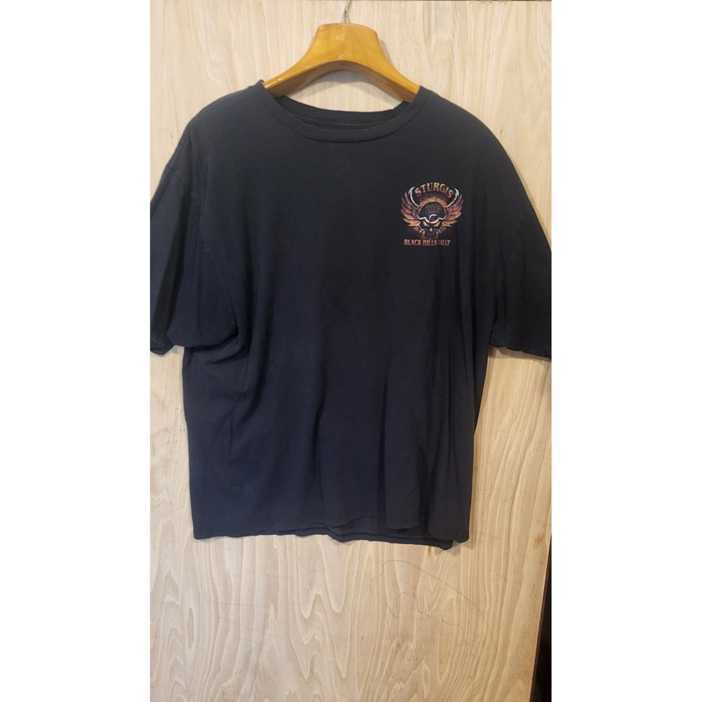 Suna Men 2XL Sturgis 2017 Black Hills Rally Graphic T-shirt. Biker Core Style.